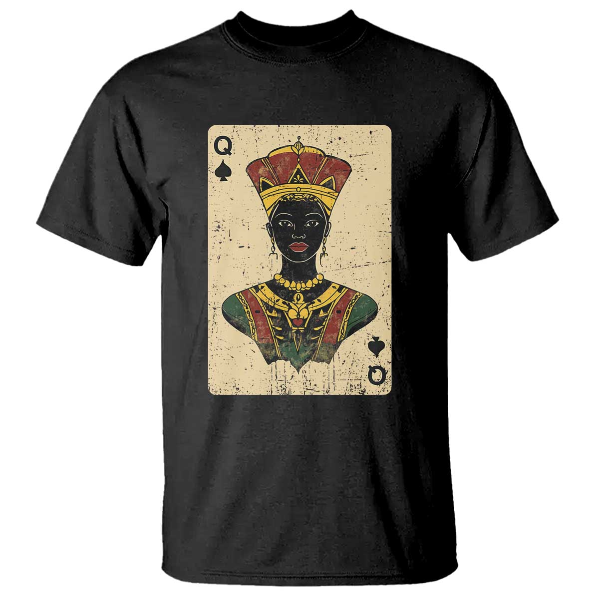 Black Pride African Queen Card T Shirt