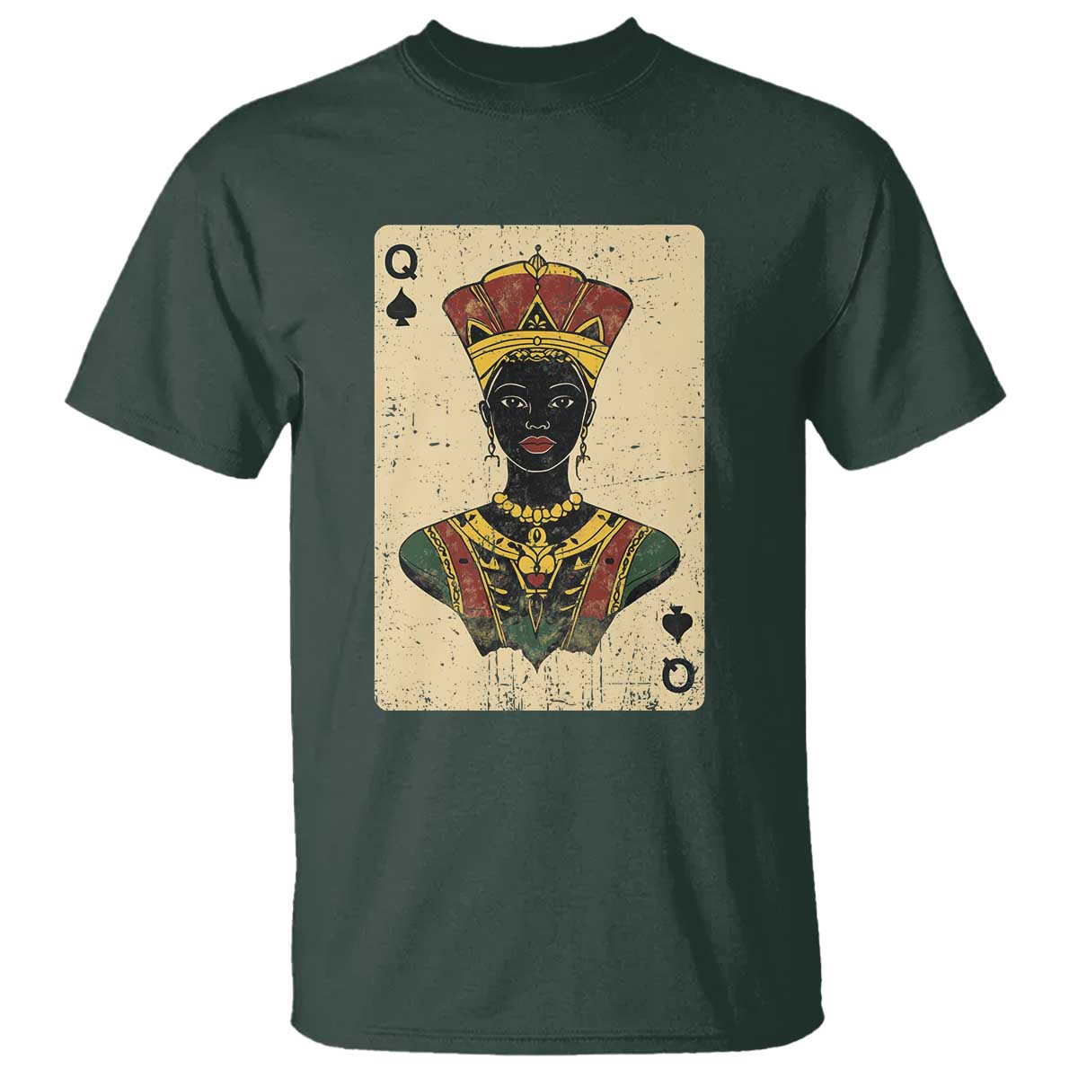 Black Pride African Queen Card T Shirt