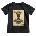 Black Pride African Queen Card Toddler T Shirt