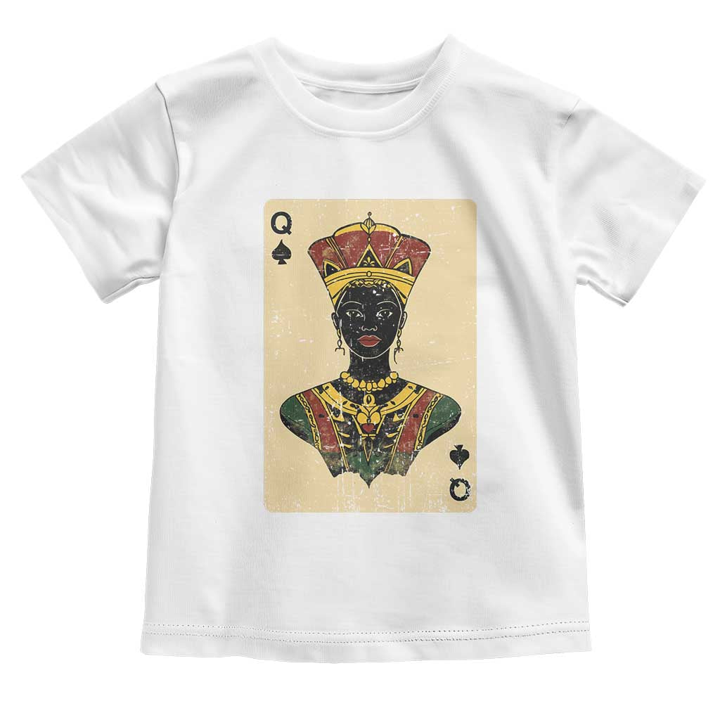 Black Pride African Queen Card Toddler T Shirt