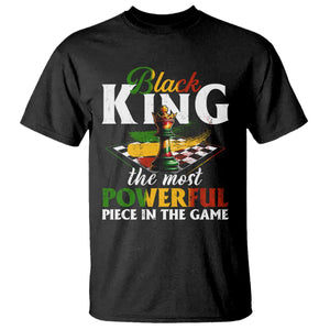Black Pride T Shirt Black King The Most Powerful Piece In The Game
