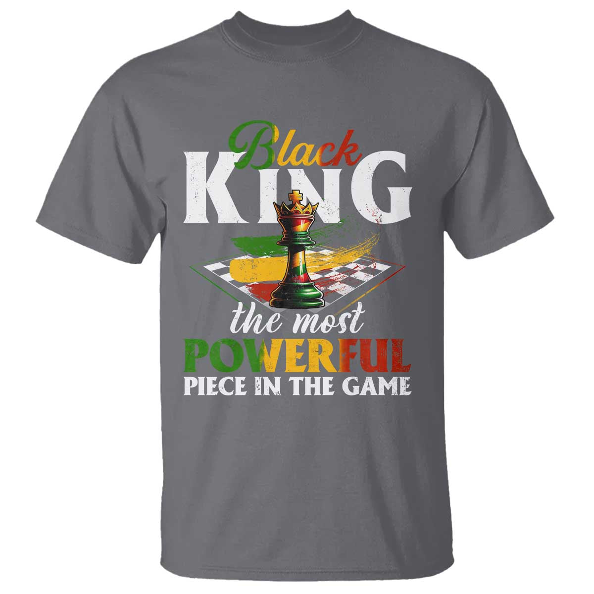 Black Pride T Shirt Black King The Most Powerful Piece In The Game