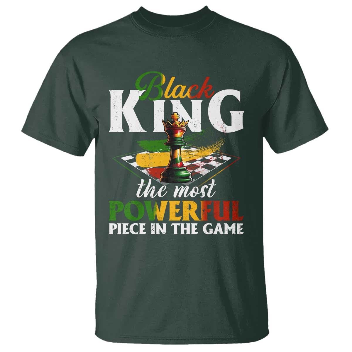 Black Pride T Shirt Black King The Most Powerful Piece In The Game