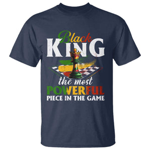Black Pride T Shirt Black King The Most Powerful Piece In The Game