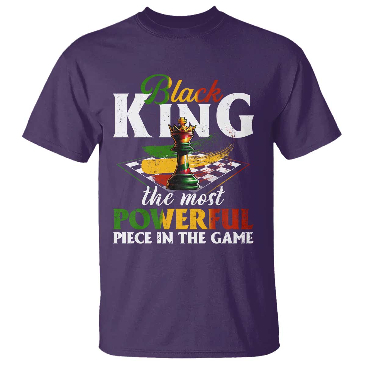 Black Pride T Shirt Black King The Most Powerful Piece In The Game