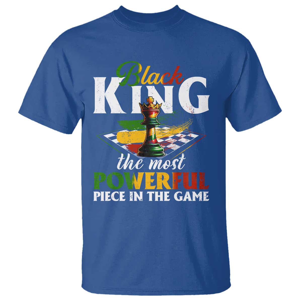 Black Pride T Shirt Black King The Most Powerful Piece In The Game