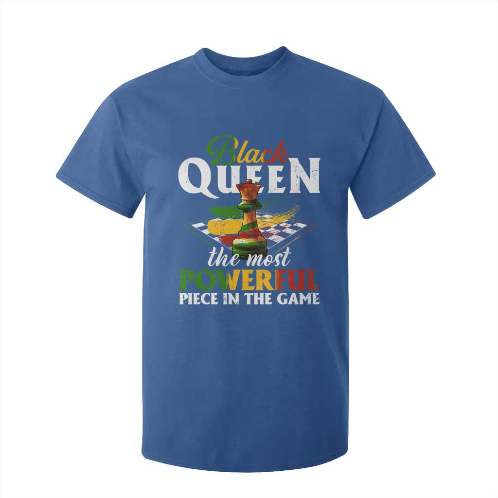 Black Pride T Shirt For Kid Black Queen The Most Powerful Piece In The Game