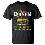 Black Pride T Shirt Black Queen The Most Powerful Piece In The Game