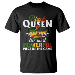 Black Pride T Shirt Black Queen The Most Powerful Piece In The Game