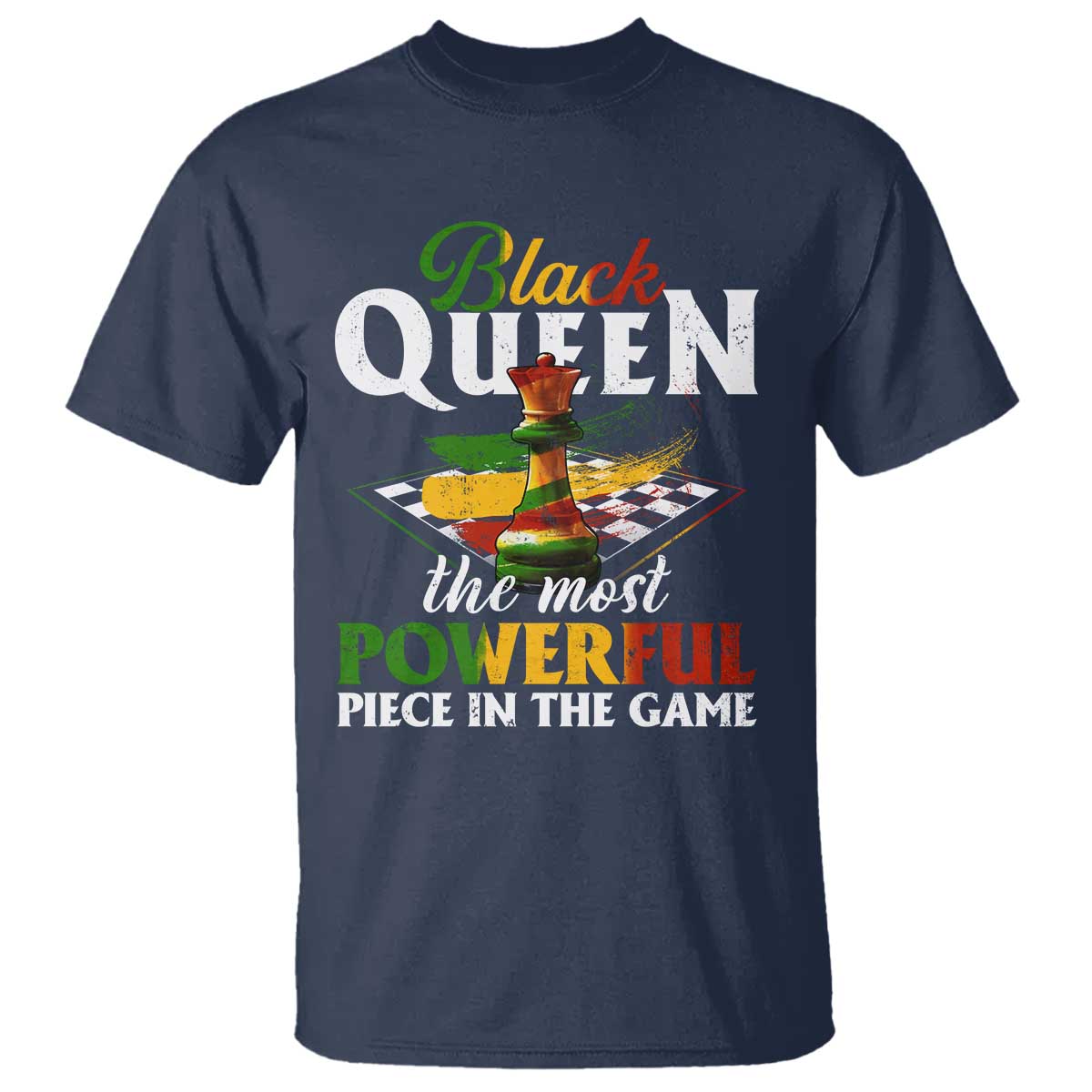 Black Pride T Shirt Black Queen The Most Powerful Piece In The Game