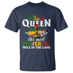 Black Pride T Shirt Black Queen The Most Powerful Piece In The Game