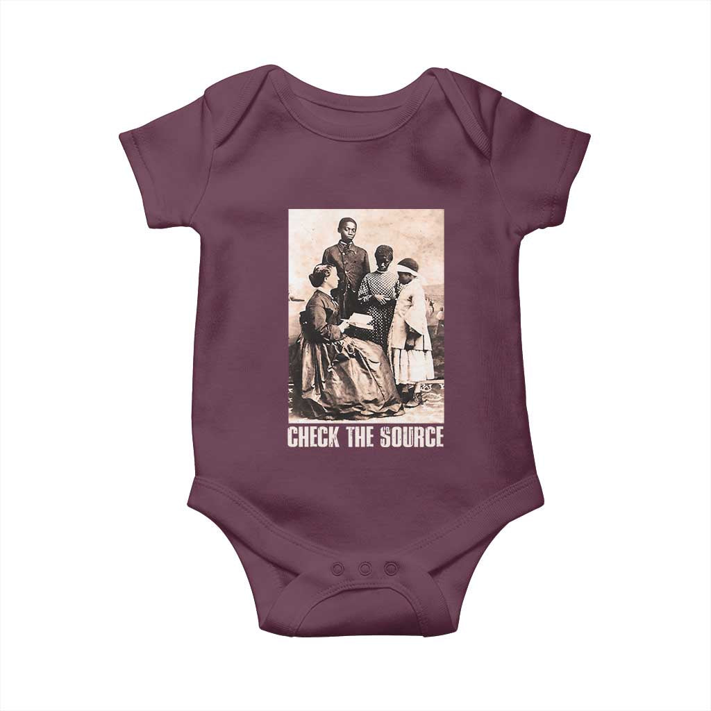 Black History Baby Onesie Check The Source African American Pride
