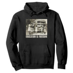 Education Is Freedom Hoodie Black Educator Bookish