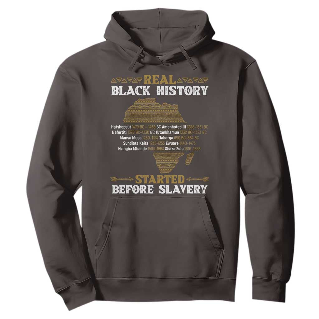 Real Black History Started Before Slavery Hoodie