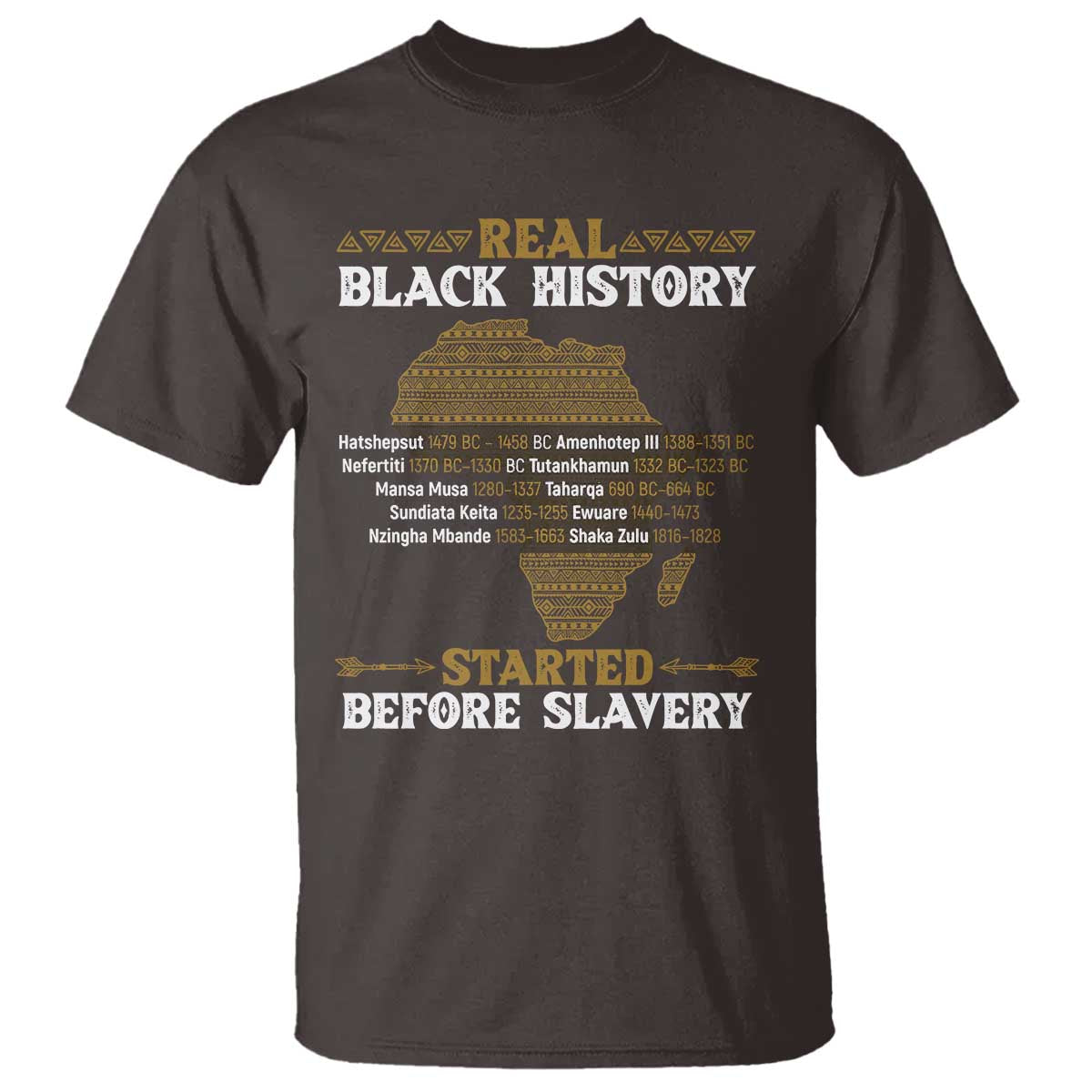 Real Black History Started Before Slavery T Shirt