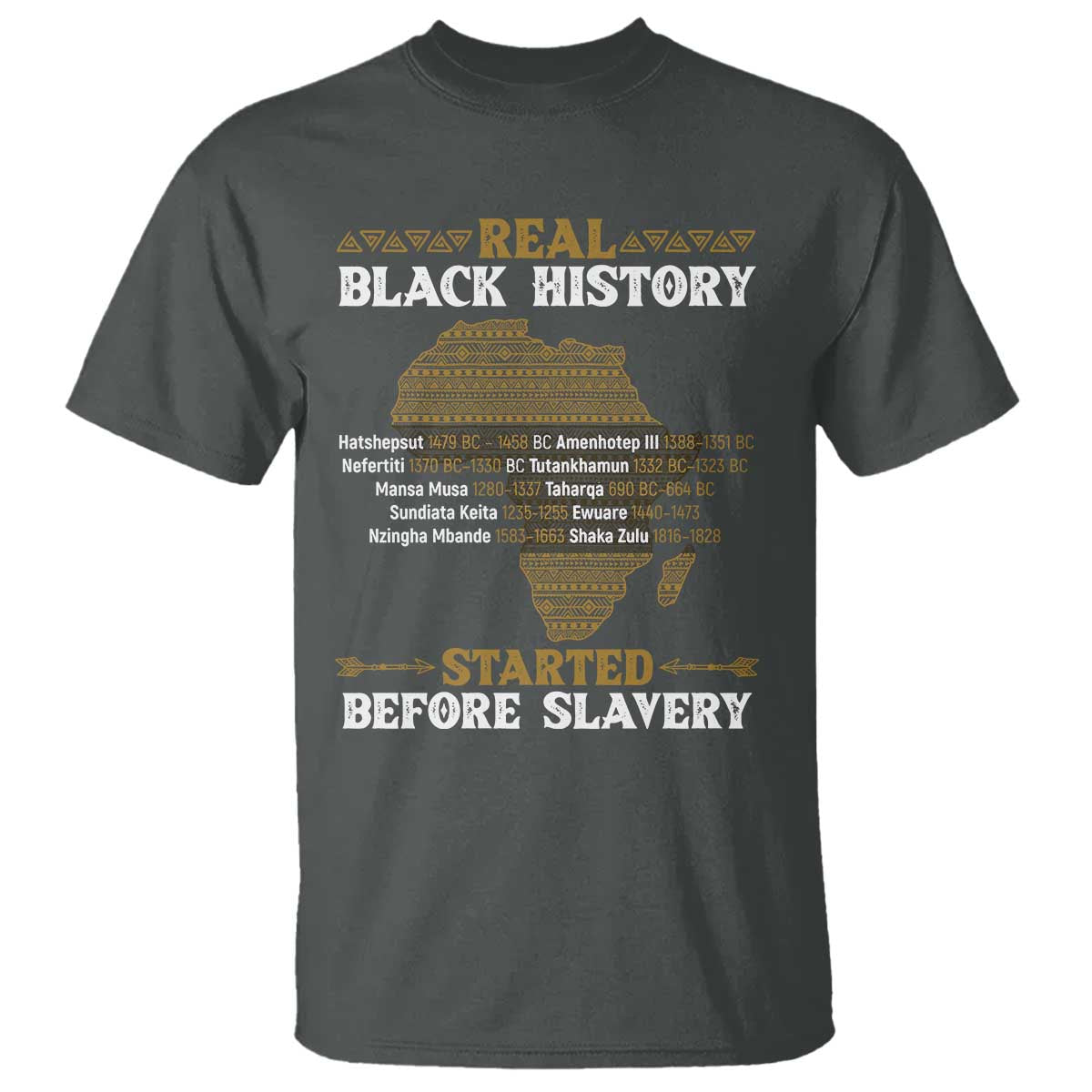 Real Black History Started Before Slavery T Shirt