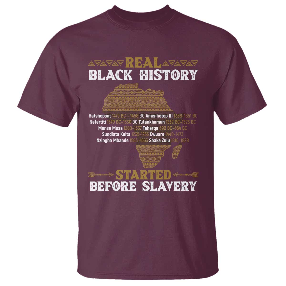 Real Black History Started Before Slavery T Shirt