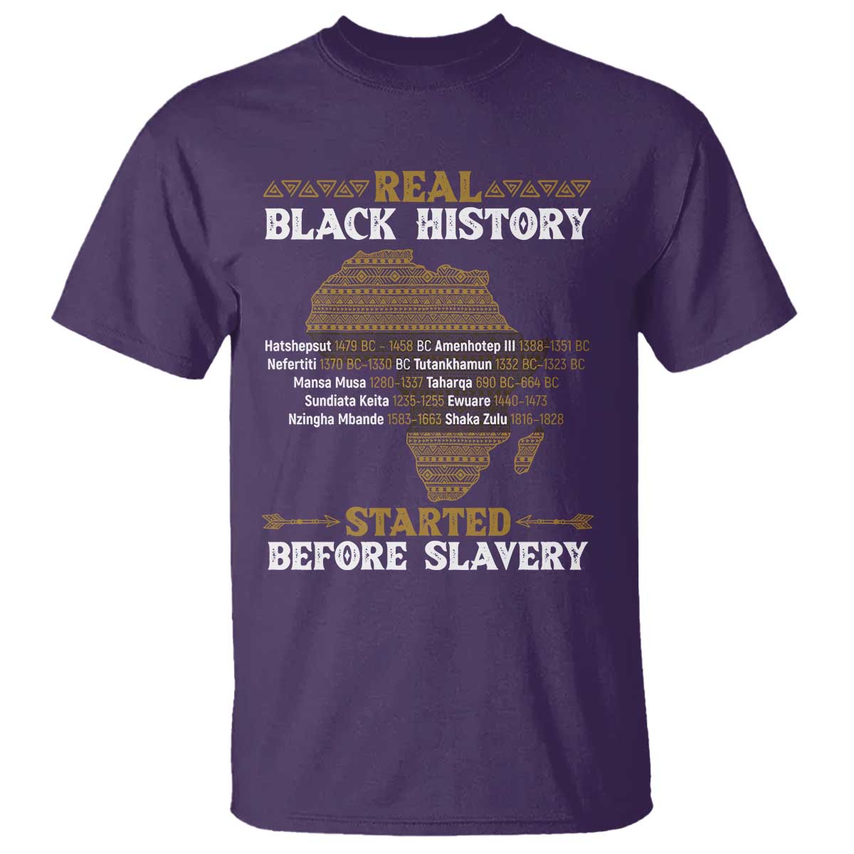 Real Black History Started Before Slavery T Shirt