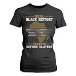 Real Black History Started Before Slavery T Shirt For Women