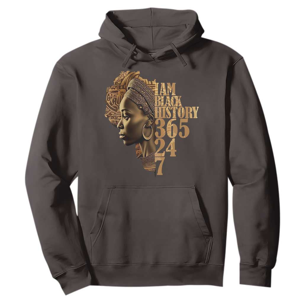 I Am Black History 365 24 7 Hoodie