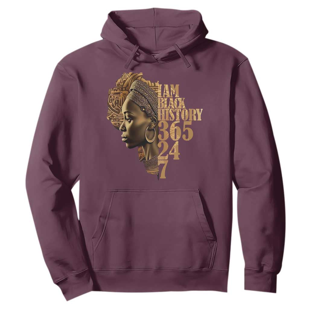 I Am Black History 365 24 7 Hoodie