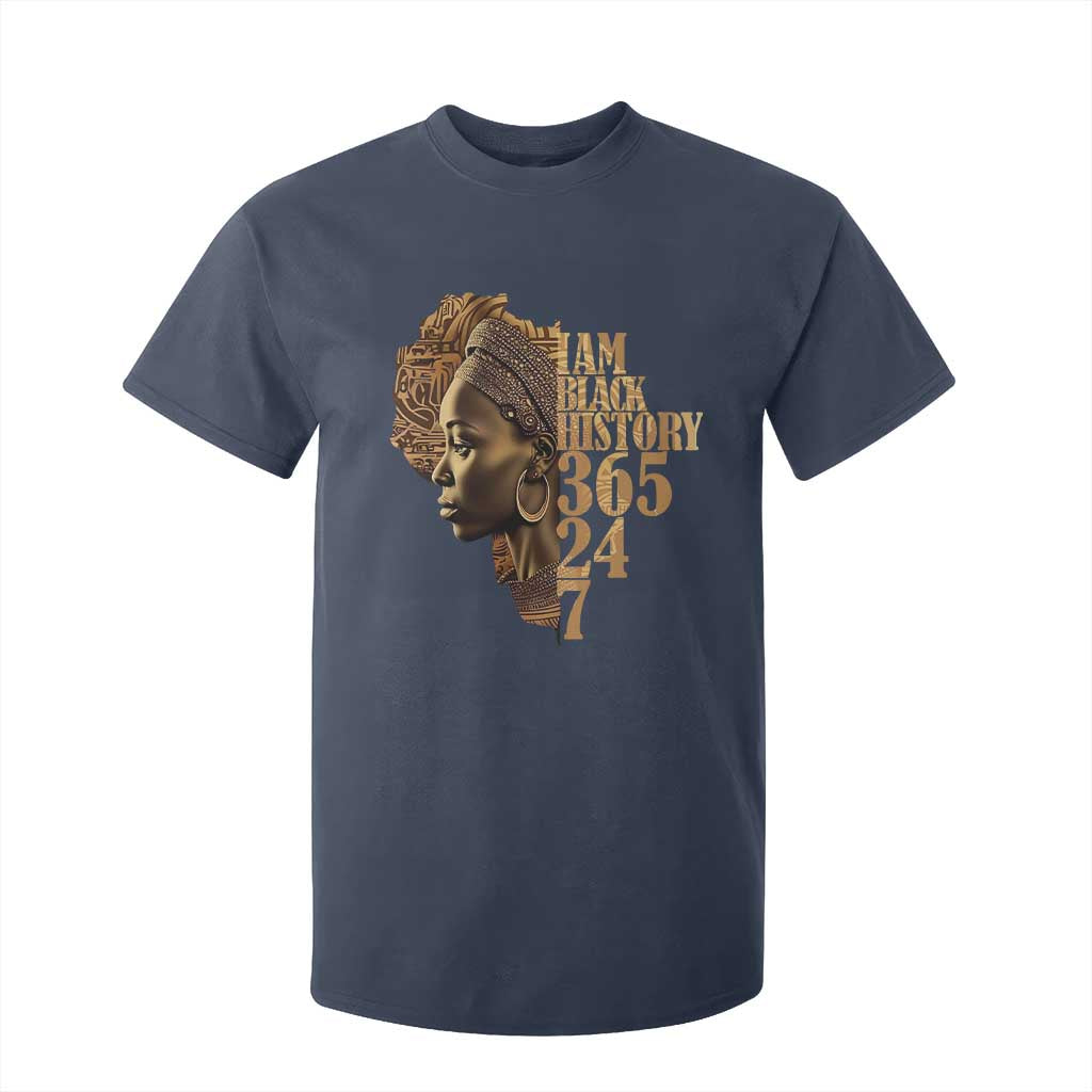 I Am Black History 365 24 7 T Shirt For Kid