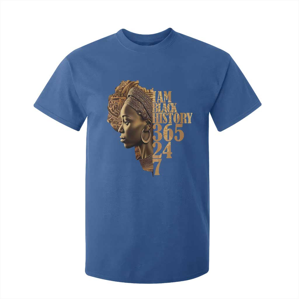 I Am Black History 365 24 7 T Shirt For Kid