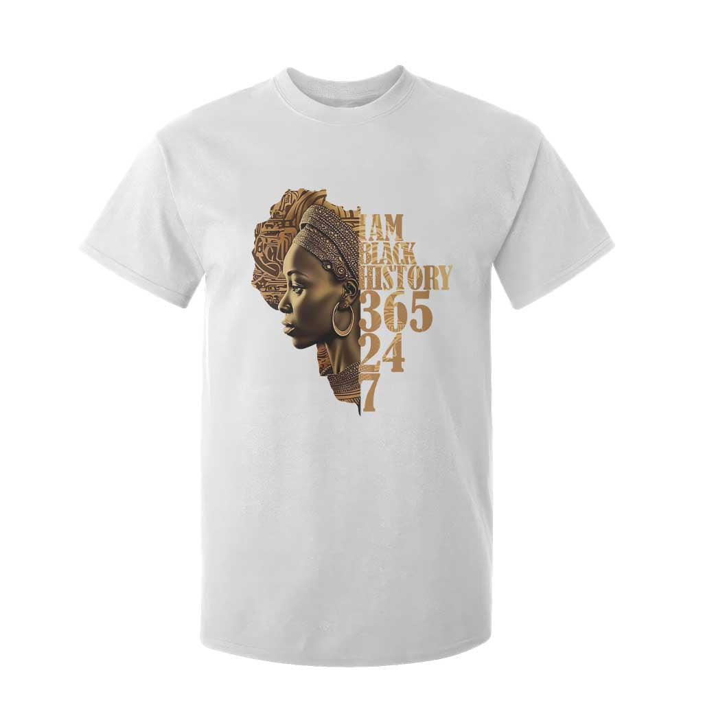 I Am Black History 365 24 7 T Shirt For Kid
