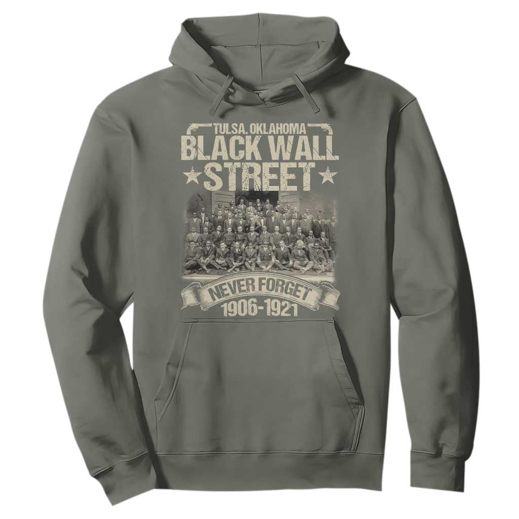 Black Wall Street Hoodie Never Forget 1906 1921 Tulsa Black History