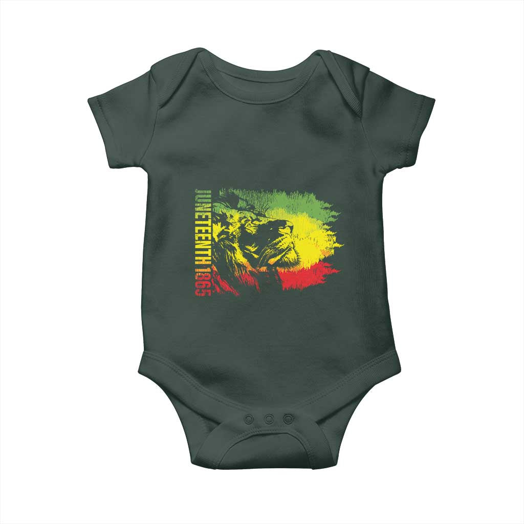 Juneteenth Baby Onesie 1865 African American Lion King
