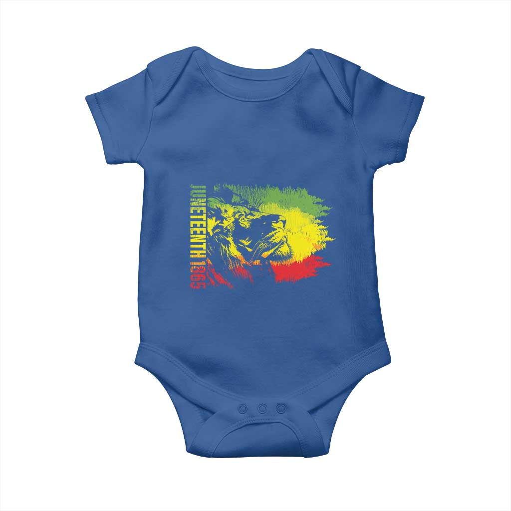 Juneteenth Baby Onesie 1865 African American Lion King