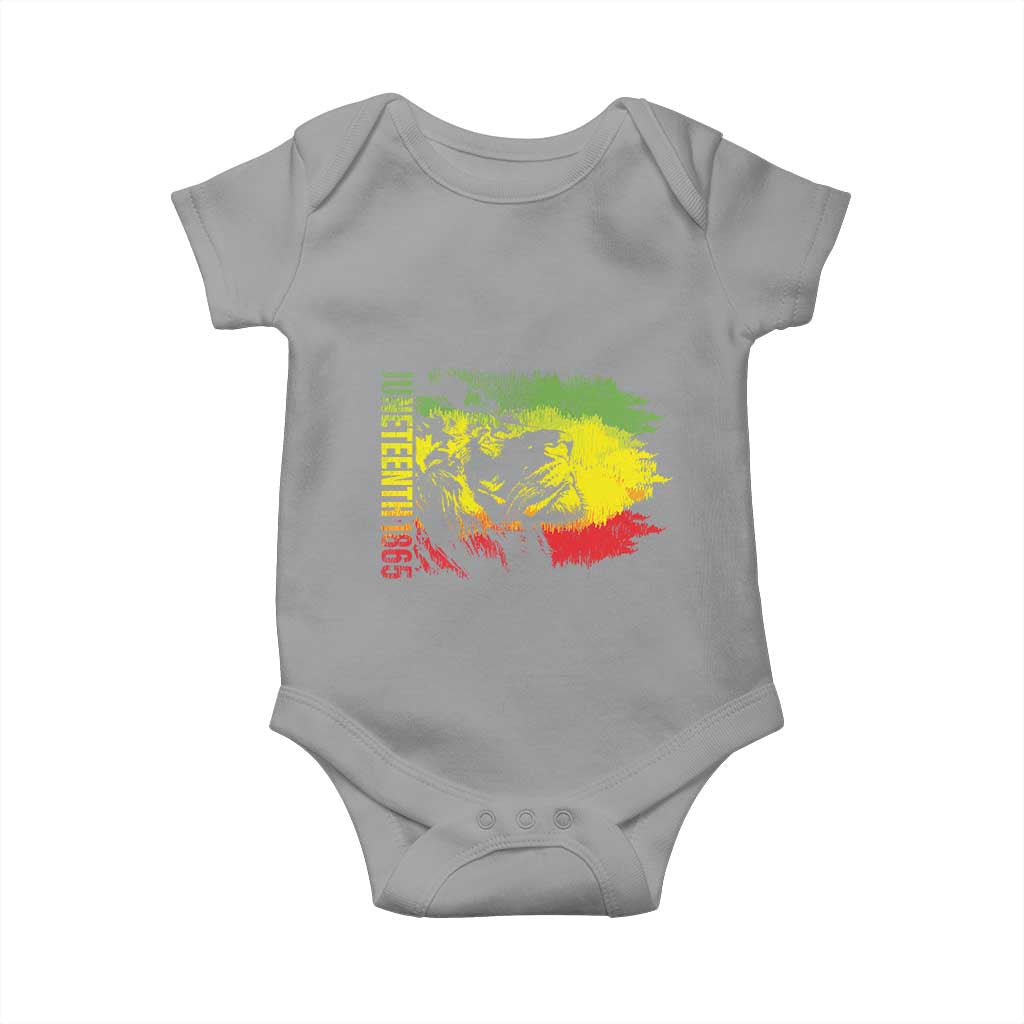 Juneteenth Baby Onesie 1865 African American Lion King
