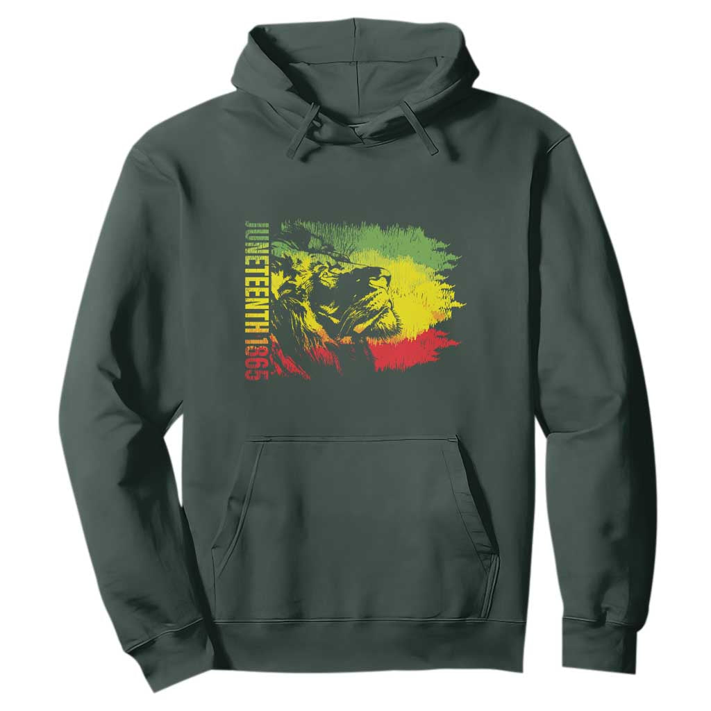 Juneteenth Hoodie 1865 African American Lion King