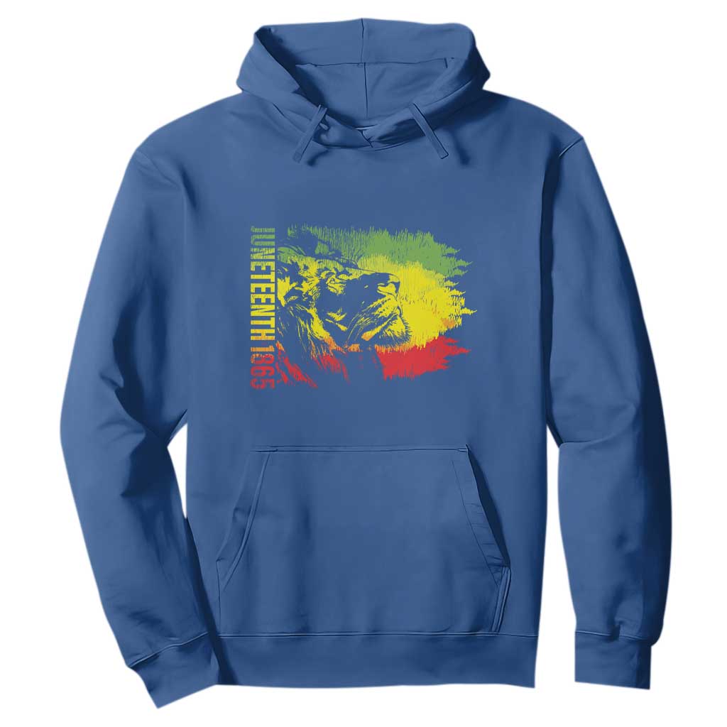 Juneteenth Hoodie 1865 African American Lion King