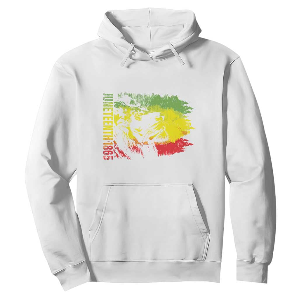 Juneteenth Hoodie 1865 African American Lion King