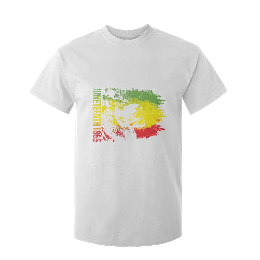 Juneteenth T Shirt For Kid 1865 African American Lion King