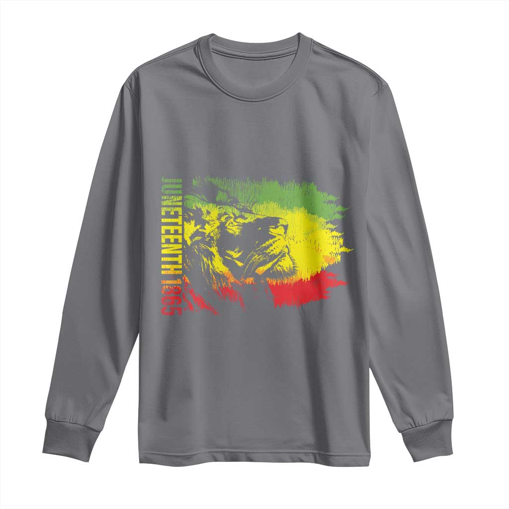 Juneteenth Long Sleeve Shirt 1865 African American Lion King