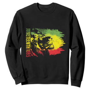 Juneteenth Sweatshirt 1865 African American Lion King