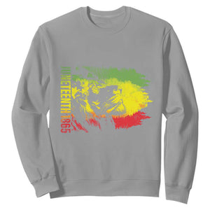 Juneteenth Sweatshirt 1865 African American Lion King