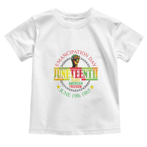 1865 Juneteenth Baby Shirt Emancipation Day Black American Freedom Melanin Pride