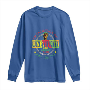 1865 Juneteenth Long Sleeve Shirt Emancipation Day Black American Freedom Melanin Pride