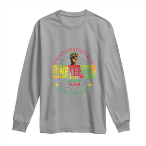 1865 Juneteenth Long Sleeve Shirt Emancipation Day Black American Freedom Melanin Pride