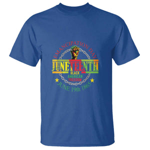 1865 Juneteenth T Shirt Emancipation Day Black American Freedom Melanin Pride