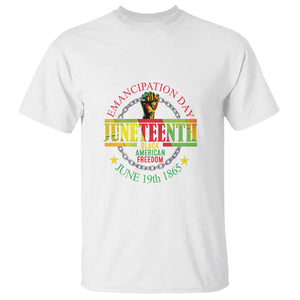 1865 Juneteenth T Shirt Emancipation Day Black American Freedom Melanin Pride