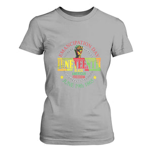 1865 Juneteenth T Shirt For Women Emancipation Day Black American Freedom Melanin Pride