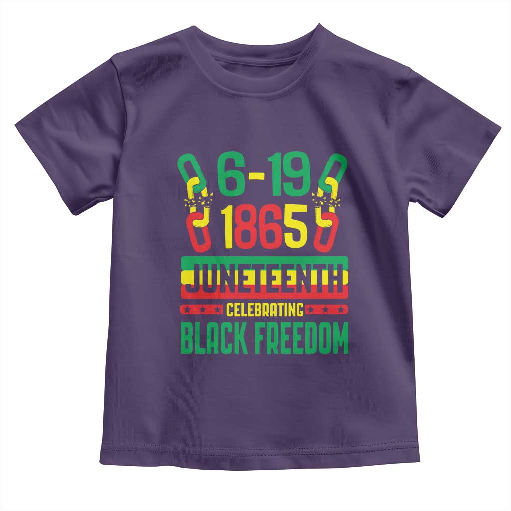 Juneteenth Baby Shirt Celebrating Black Freedom 1865 African American