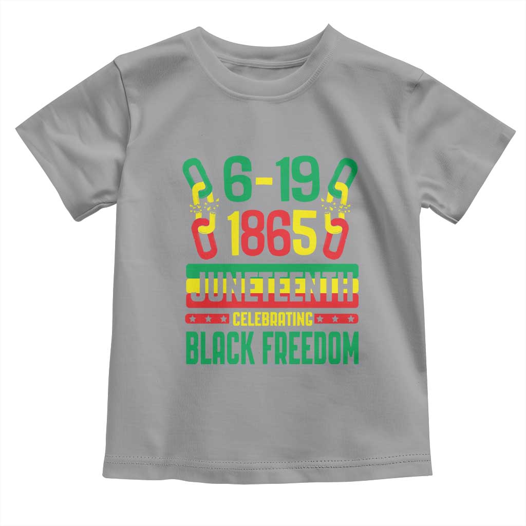 Juneteenth Baby Shirt Celebrating Black Freedom 1865 African American