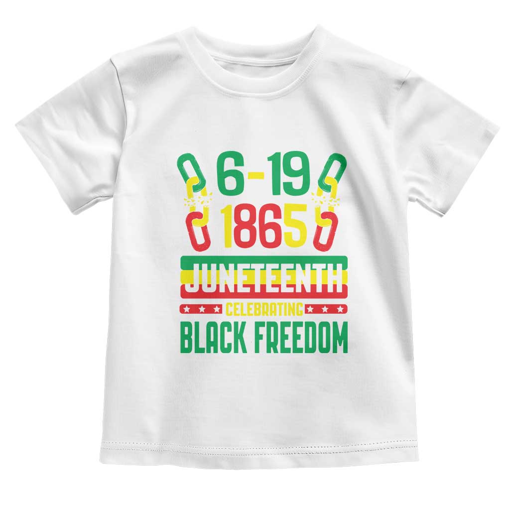 Juneteenth Baby Shirt Celebrating Black Freedom 1865 African American