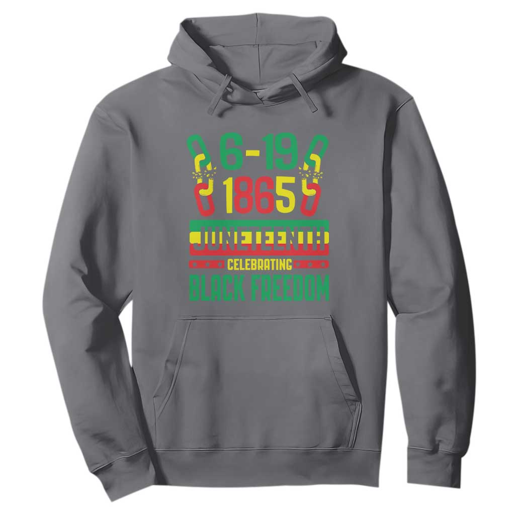 Juneteenth Hoodie Celebrating Black Freedom 1865 African American