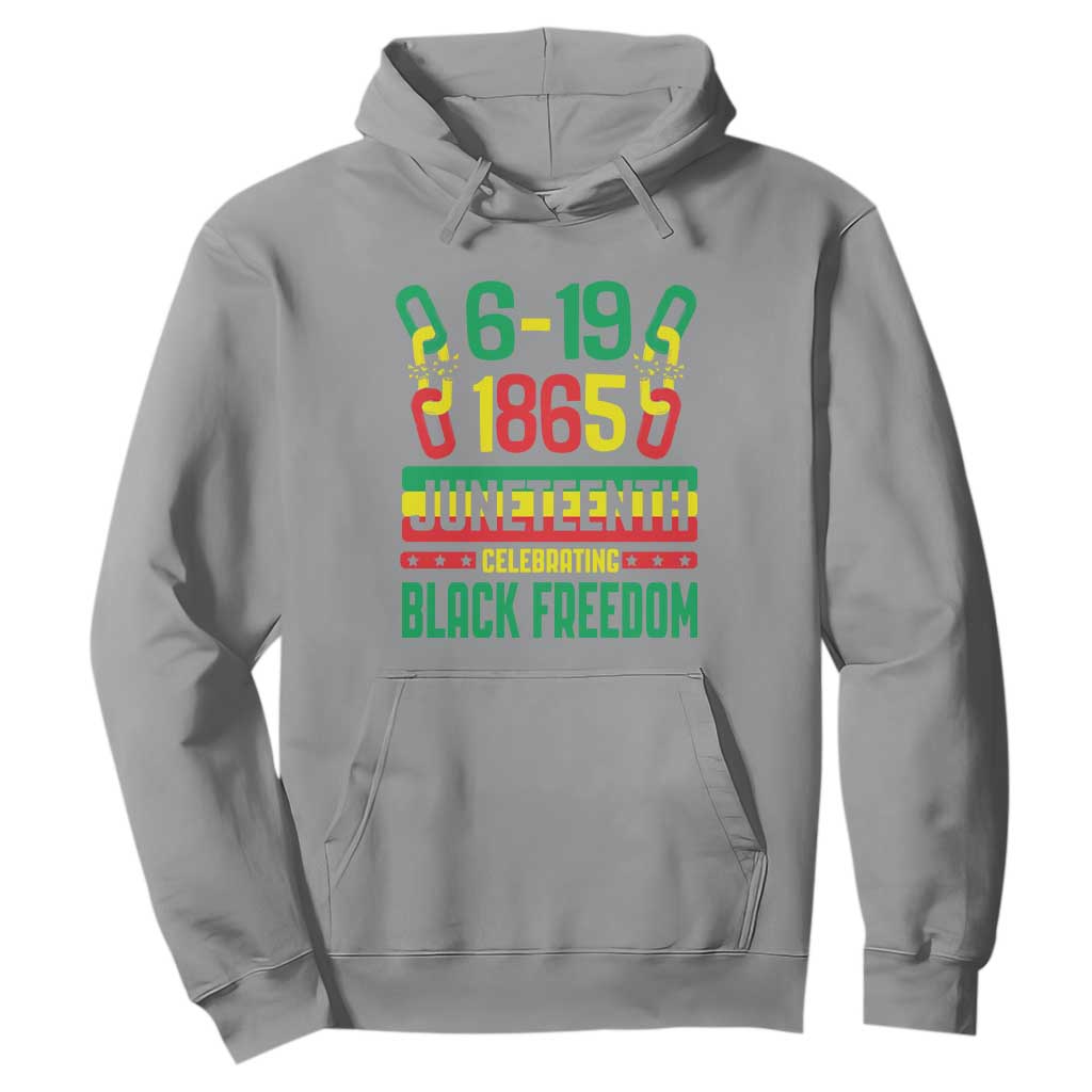 Juneteenth Hoodie Celebrating Black Freedom 1865 African American